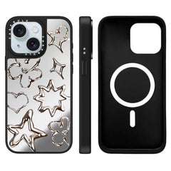 Funda magnética para teléfono con espejo y e...