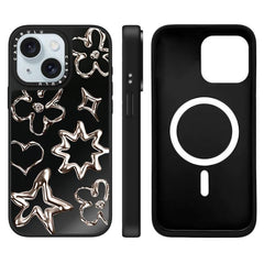 Funda magnética para teléfono con espejo y e...