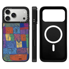 Funda magnética para teléfono con espejo y e...