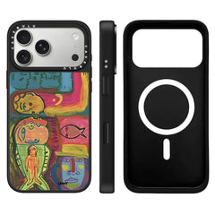Funda magnética para teléfono con espejo y e...