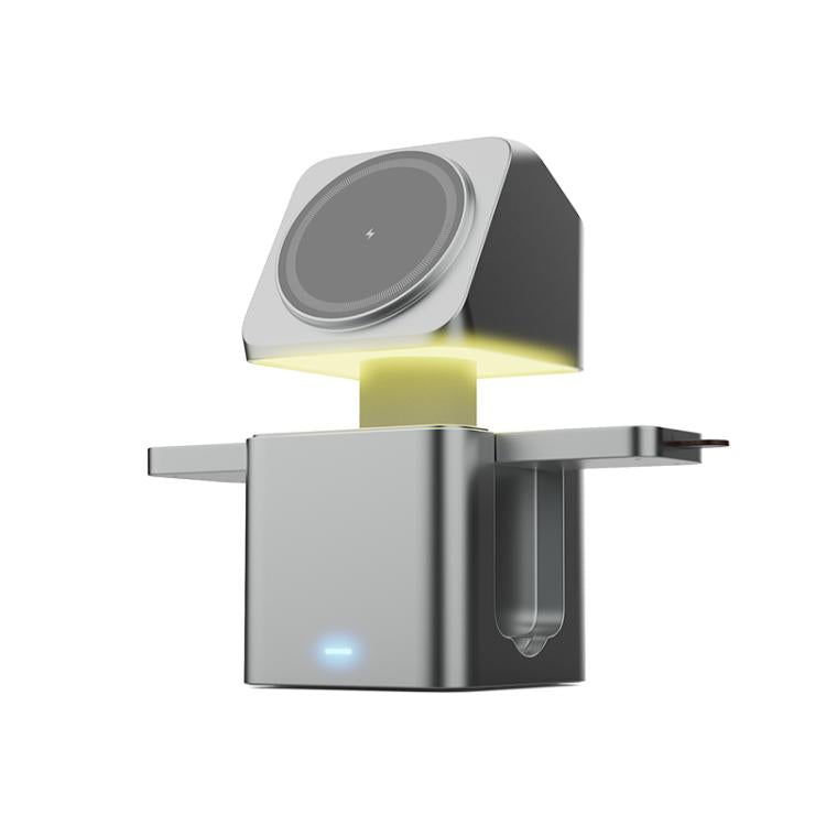 Cargador inalámbrico 3 en 1 HS-V25 QI de 15 W