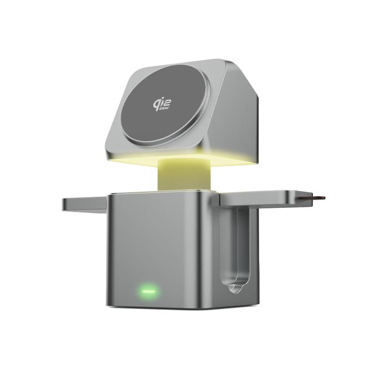 Cargador inalámbrico 3 en 1 HS-V25 QI2 de 25 W