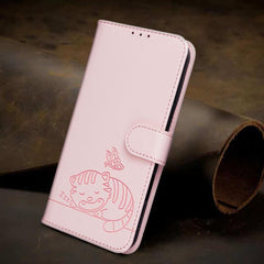 Funda para teléfono de piel vegana con estam...