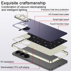 Funda para teléfono inteligente retroilumina...