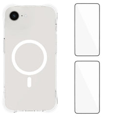 Funda para teléfono WANLONFENG transparente ...