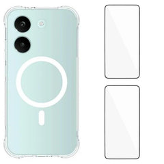Funda para teléfono WANLONFENG transparente ...
