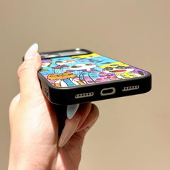 Funda híbrida de TPU para teléfono con estam...