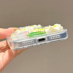 Funda de teléfono acrílica con diseño de mar...