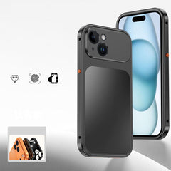 Funda metálica magnética para teléfono con h...