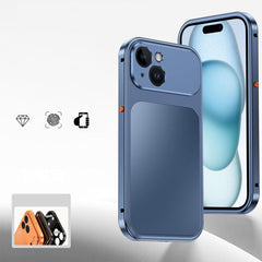 Funda metálica magnética para teléfono con h...