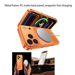Funda metálica magnética para teléfono con h...