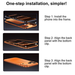 Funda metálica magnética para teléfono con h...