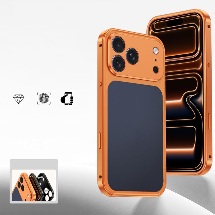 Funda para teléfono con marco metálico y heb...