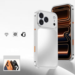 Funda para teléfono con marco metálico y heb...