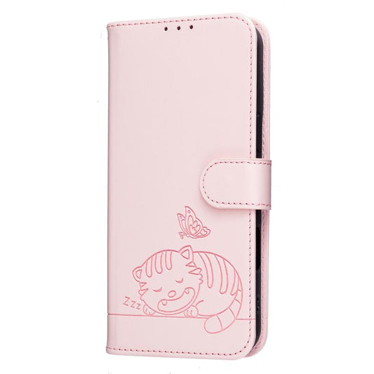 Funda para teléfono de piel vegana con estam...