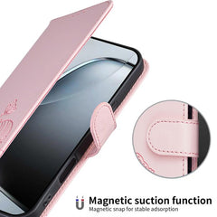 Funda para teléfono de piel vegana con estam...