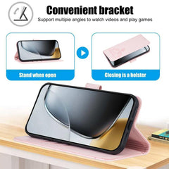 Funda para teléfono de piel vegana con estam...