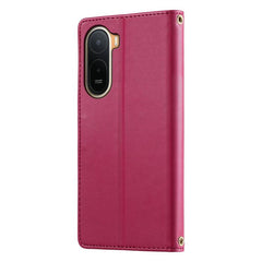Funda para teléfono de piel vegana con cierr...
