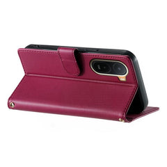 Funda para teléfono de piel vegana con cierr...