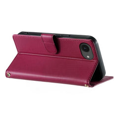 Funda para teléfono de piel vegana con cierr...