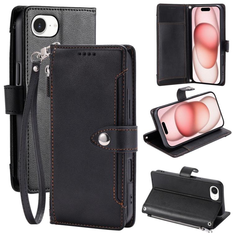 Funda para teléfono de piel vegana con crema...