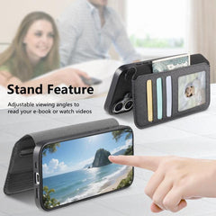 Funda de cuero para teléfono con cremallera,...