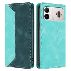 Funda para teléfono de piel vegana bicolor c...