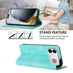 Funda para teléfono de piel vegana bicolor c...
