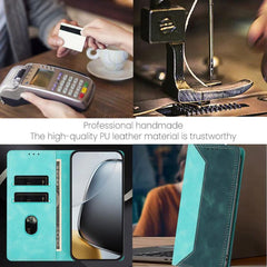 Funda para teléfono de piel vegana bicolor c...