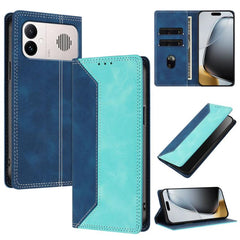 Funda para teléfono de piel vegana bicolor c...