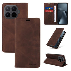 Funda de cuero antirrobo con protección RFID...