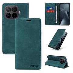Funda de cuero antirrobo con protección RFID...