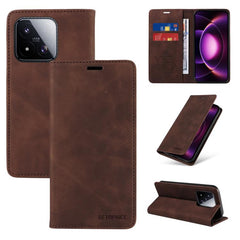 Funda de cuero antirrobo con protección RFID...