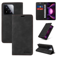 Funda de cuero antirrobo con protección RFID...