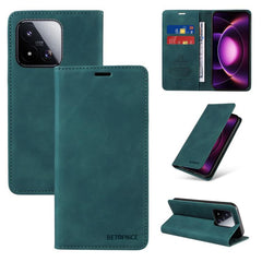 Funda de cuero antirrobo con protección RFID...