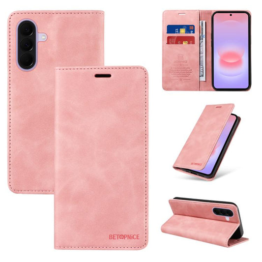 Funda de cuero antirrobo con protección RFID...