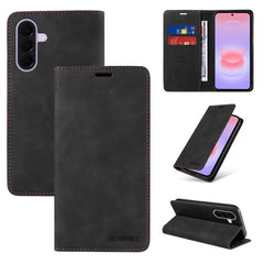 Funda de cuero antirrobo con protección RFID...