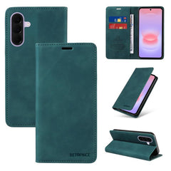 Funda de cuero antirrobo con protección RFID...