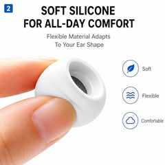 Kit de 5 pares de almohadillas de silicona d...