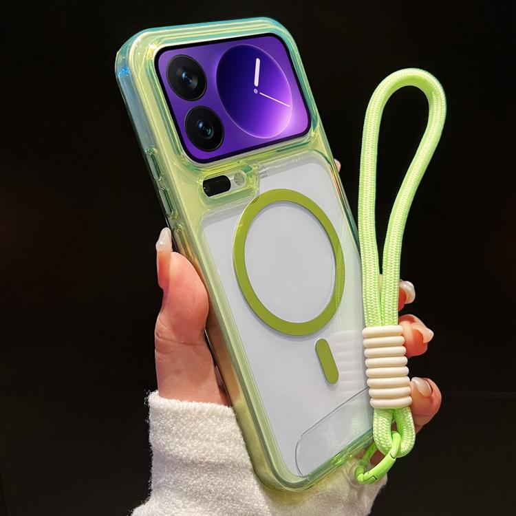 Funda para teléfono transparente magnética d...