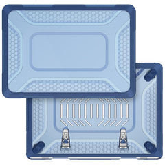 PC Hybrid TPU Honeycomb Metal Stand Laptop P...