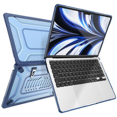 PC Hybrid TPU Honeycomb Metal Stand Laptop P...
