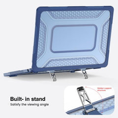 PC Hybrid TPU Honeycomb Metal Stand Laptop P...