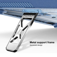 PC Hybrid TPU Honeycomb Metal Stand Laptop P...