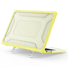 PC Hybrid TPU Honeycomb Metal Stand Laptop P...