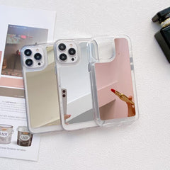 Funda de TPU con efecto espejo para teléfono...