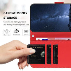 Funda para teléfono de piel vegana con ranur...