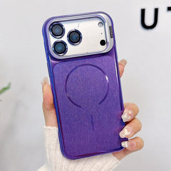 Funda magnética cepillada para teléfono con ...