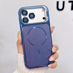 Funda magnética cepillada para teléfono con ...