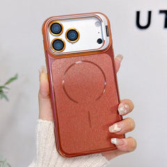 Funda magnética cepillada para teléfono con ...